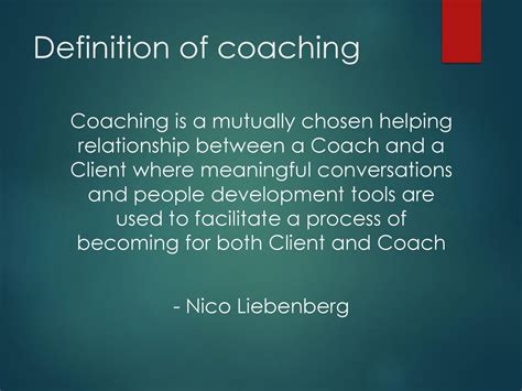 definition of coach